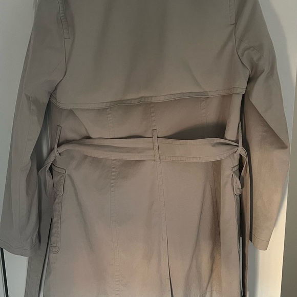 Banana Republic Gray Trench Coat - Picture 4 of 5